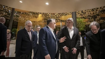 Orbán Viktor a horvát államfővel tárgyalt