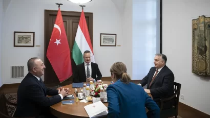 Prime Minister Viktor Orbán had talks with Turkey’s foreign minister